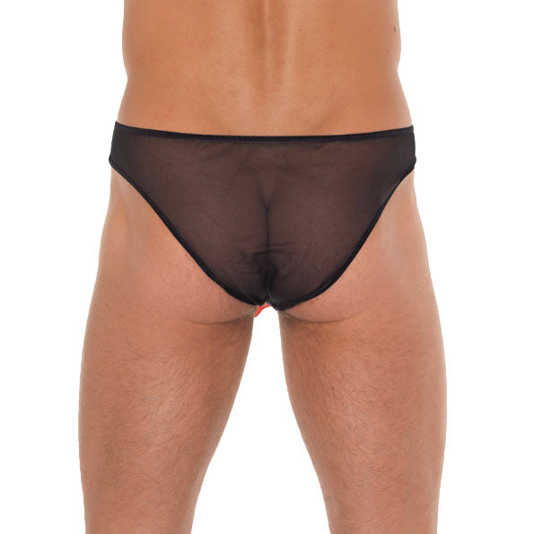 Stylish Essentials Mens Black Animal Pouch Underwear