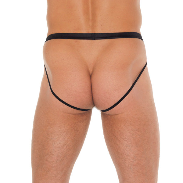 Rimba Black Pouch Jockstrap for Comfort and Support