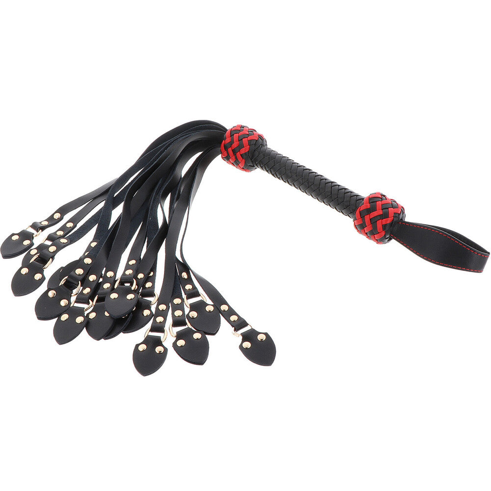 Hidden Desire Black Masters Leather CatoNine Whip