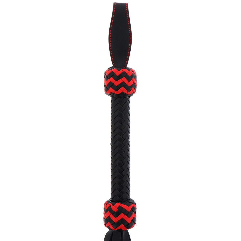 Hidden Desire Black Masters Leather CatoNine Whip