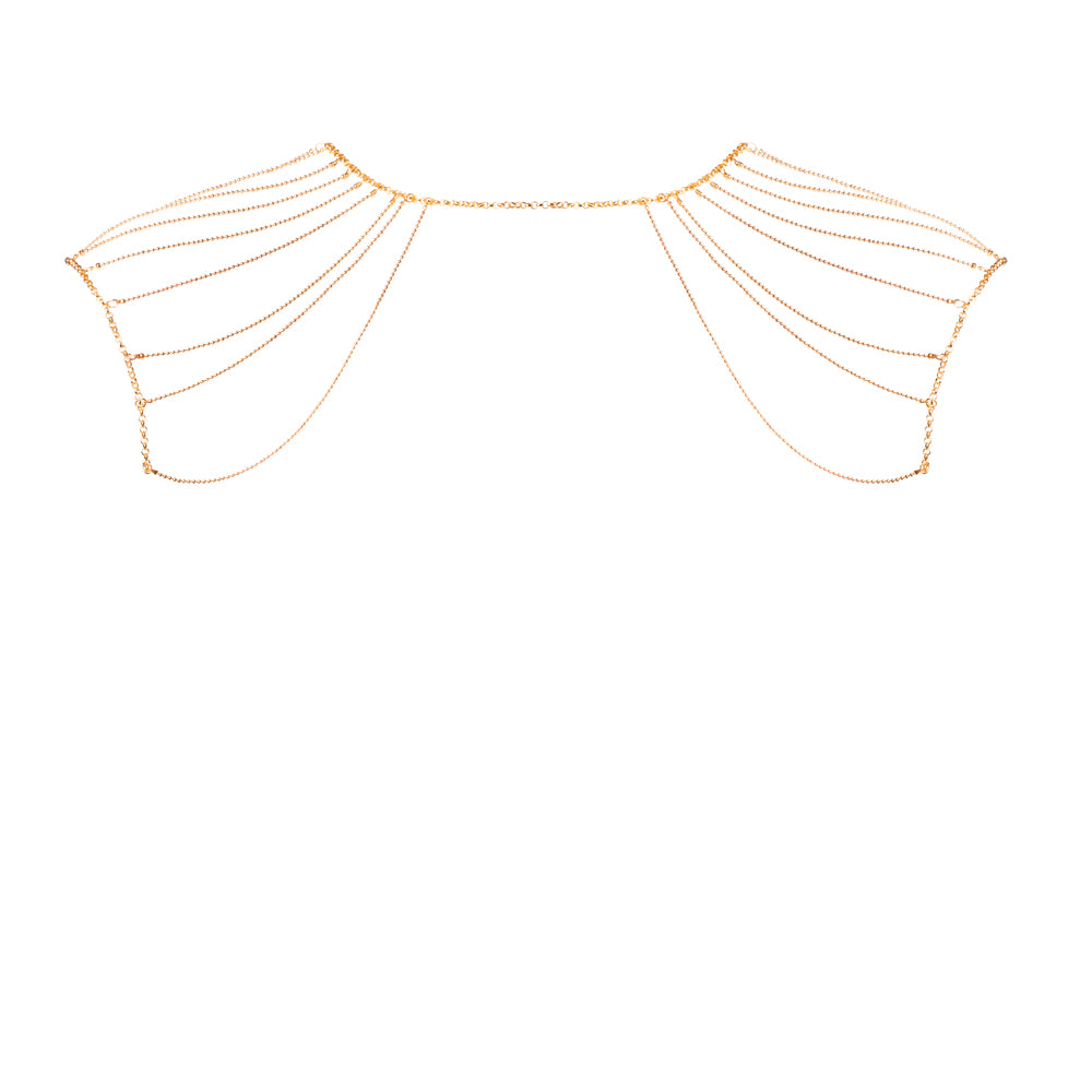 Bijoux Indiscrets Magnifique Gold Shoulder Jewellery front
