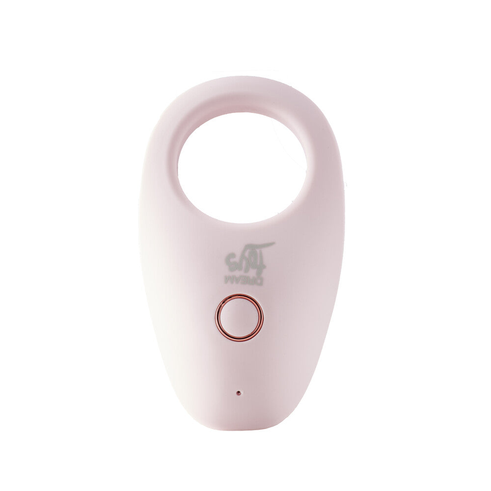 Vivre Chic Pink Vibrating Cockring with Rose Gold Accent