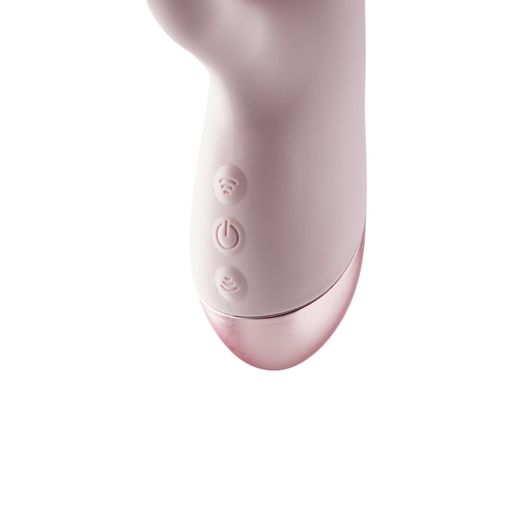 Vivre Soft Pink Duo Vibrator with Dual Motors and Customizable Settings