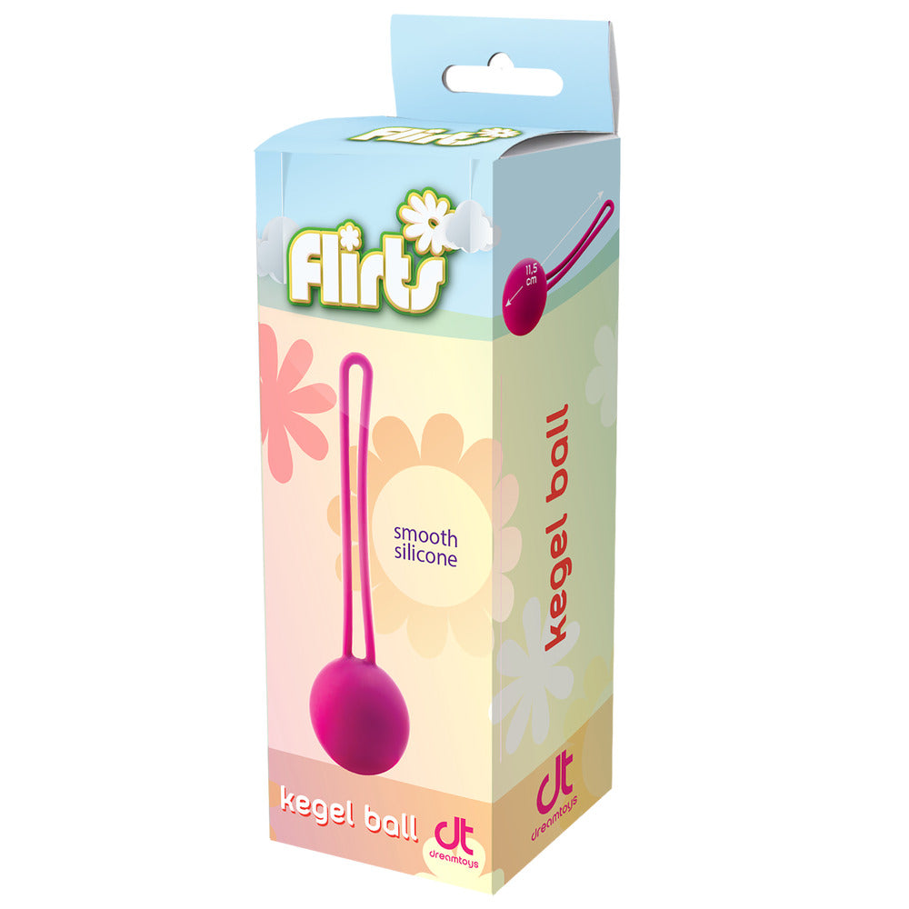 Flirts Vibrant Pink Kegel Ball for Women's Wellness