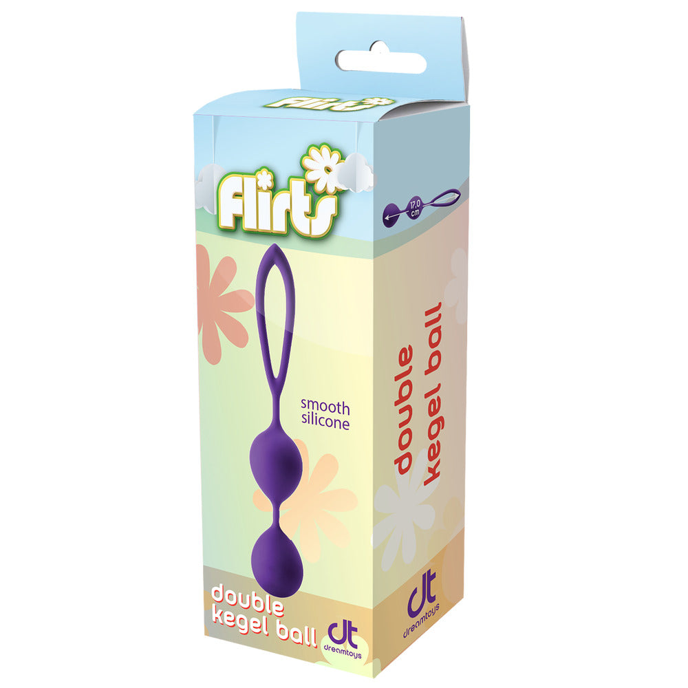 Flirts Vibrant Purple Kegel Balls for Strengthening