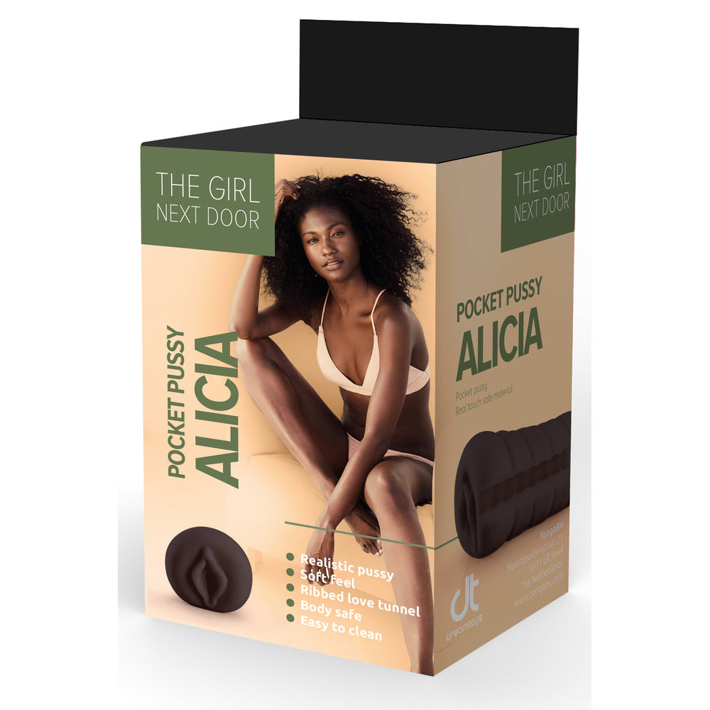Alicia Realistic TPE Pocket Pussy Compact Design Discreet