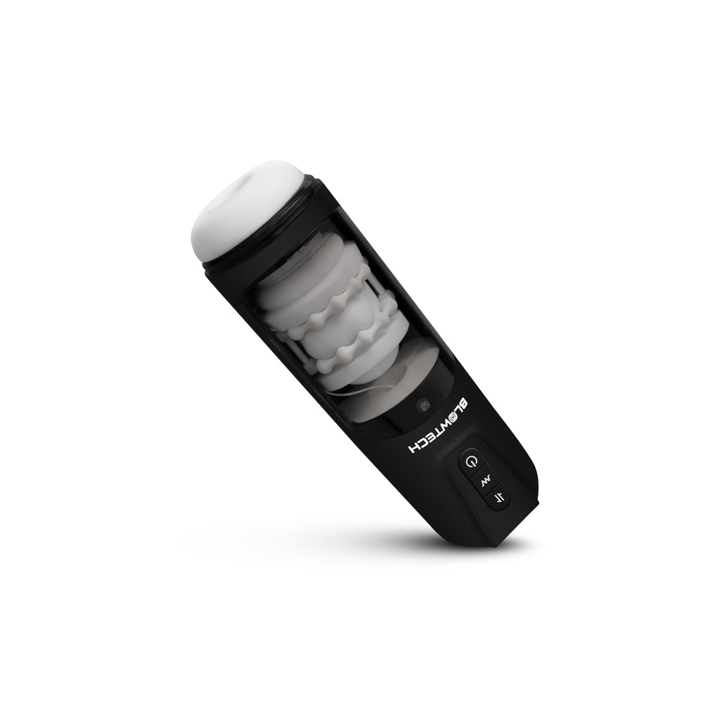 Blowtech Black Auto Stroker Machine with Powerful Vibration