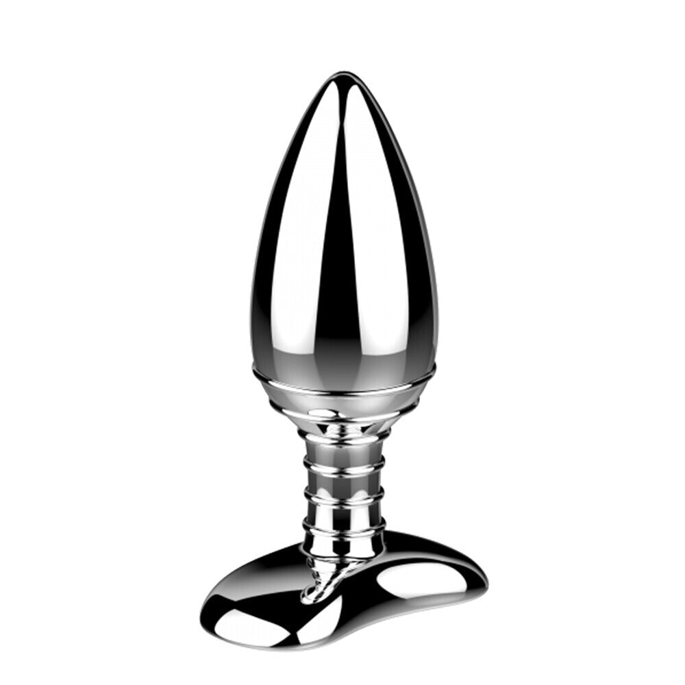 Nexus Silver Remote Control Aluminium Vibrating Butt Plug