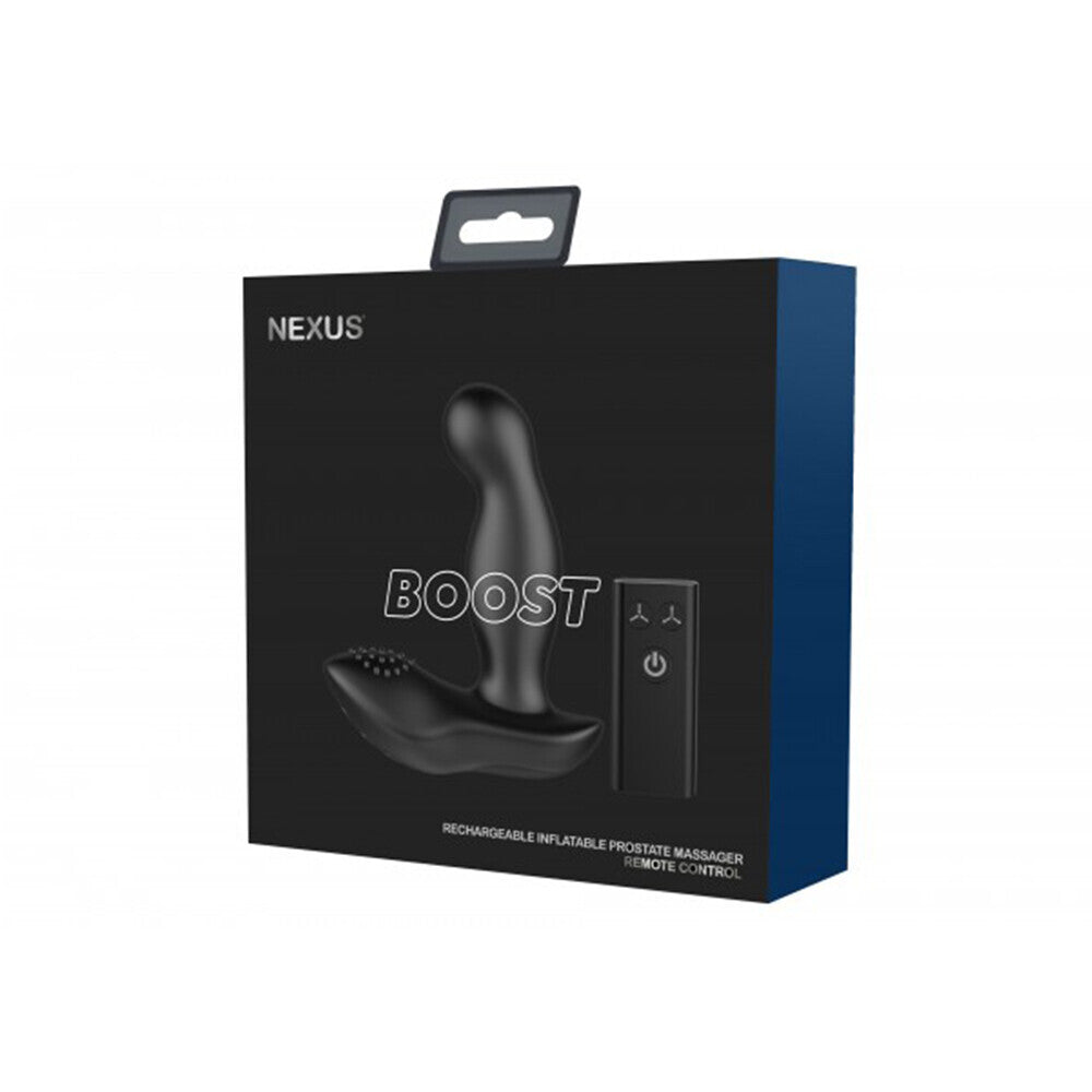 Nexus Black Rechargeable Inflatable Prostate Massager