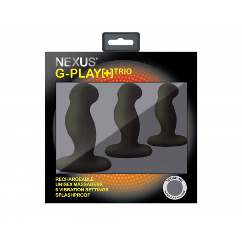 Nexus Black G Play Trio Waterproof Prostate Massagers
