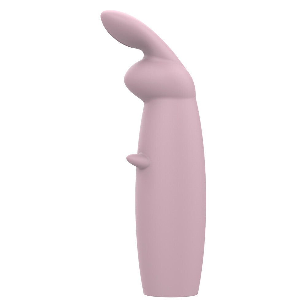 Nude Hazel Pink Silicone Rabbit Massager with 10 Modes