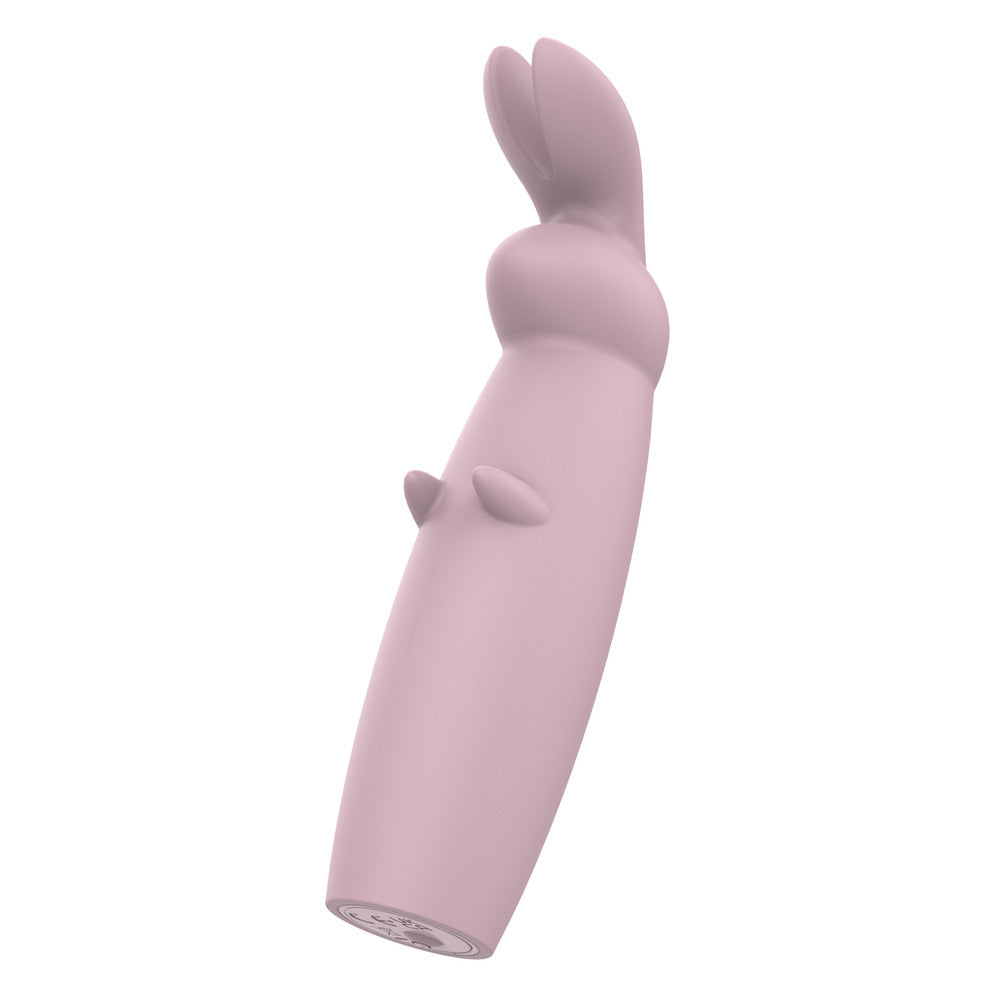 Nude Hazel Pink Silicone Rabbit Massager with 10 Modes
