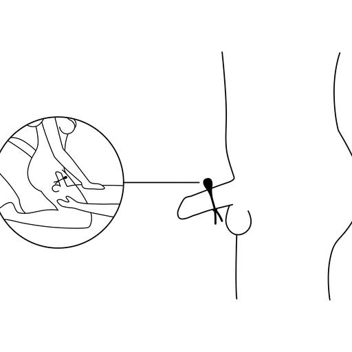 Nexus Black Adjustable Lasso Cockring with Vibrating Modes