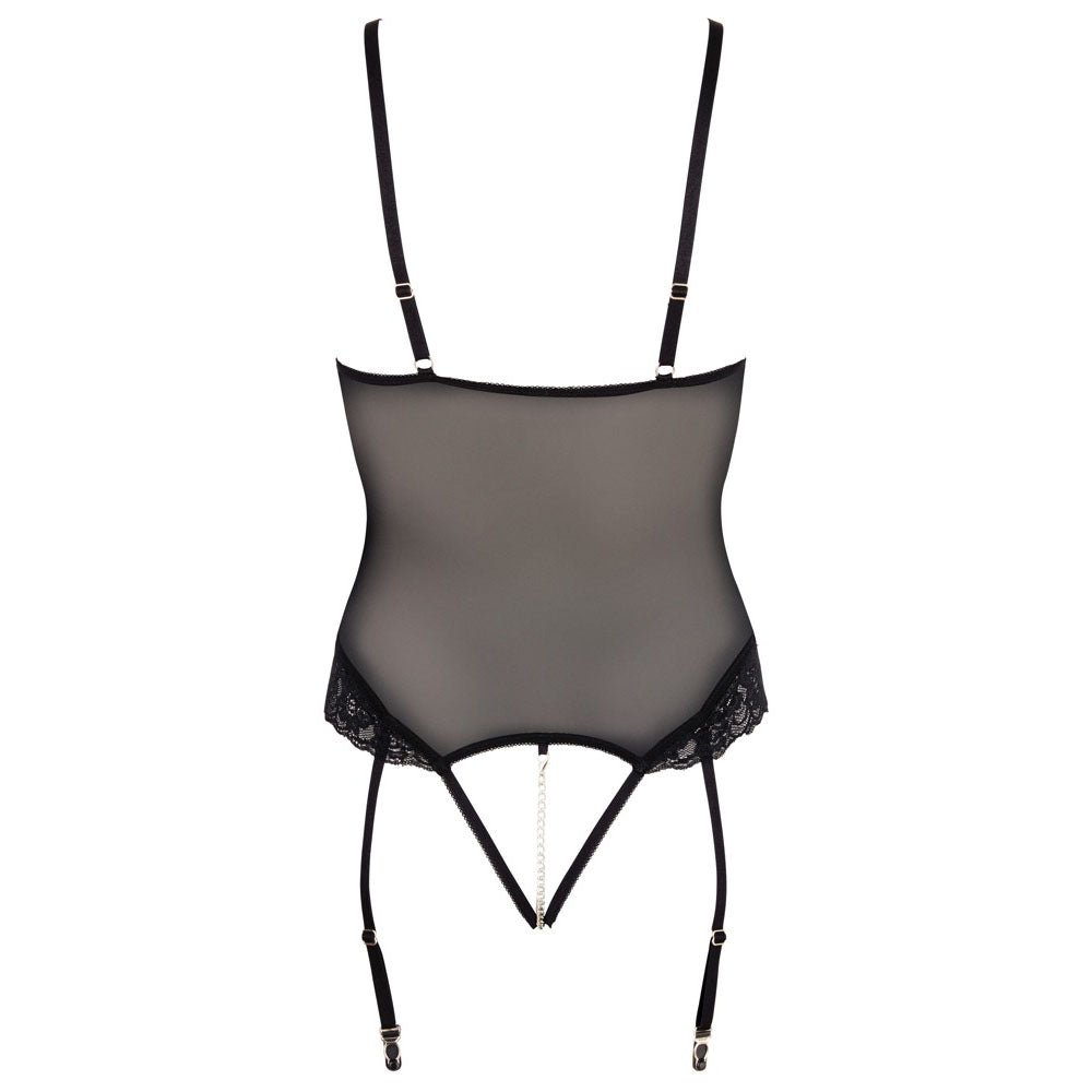 Cottelli Black Bondage Body with Adjustable Straps