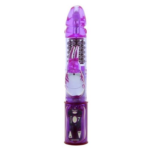 Eclipse Pink Ultra 7 Rabbitronic Vibrator with Oscillating Tip