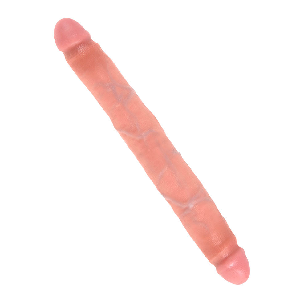 King Cock Flesh 12 Inch Slim Double-Ended Realistic Dildo