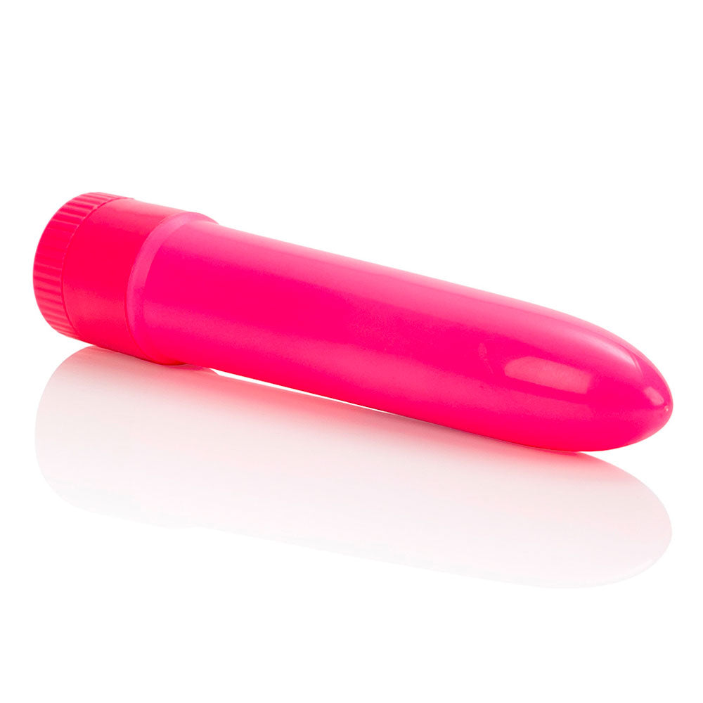 Neon Vibe Pink Mini Vibrator with Multi-Speed Functionality