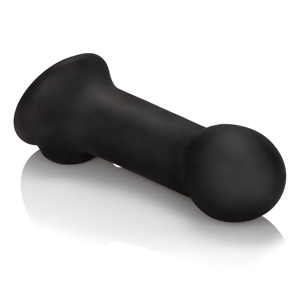 COLT Black Silicone Penis Extender with Scrotum Support