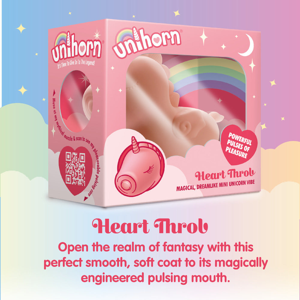 Unihorn Pink Heart Throb Unicorn Vibe Dual Motors 20 Settings