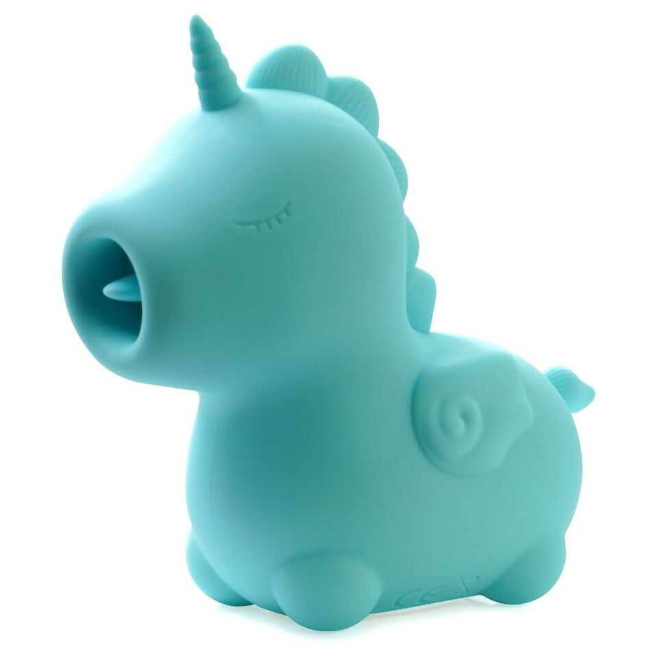 Unihorn Pink Twirling Tongue Unicorn Vibe with Dual Motor