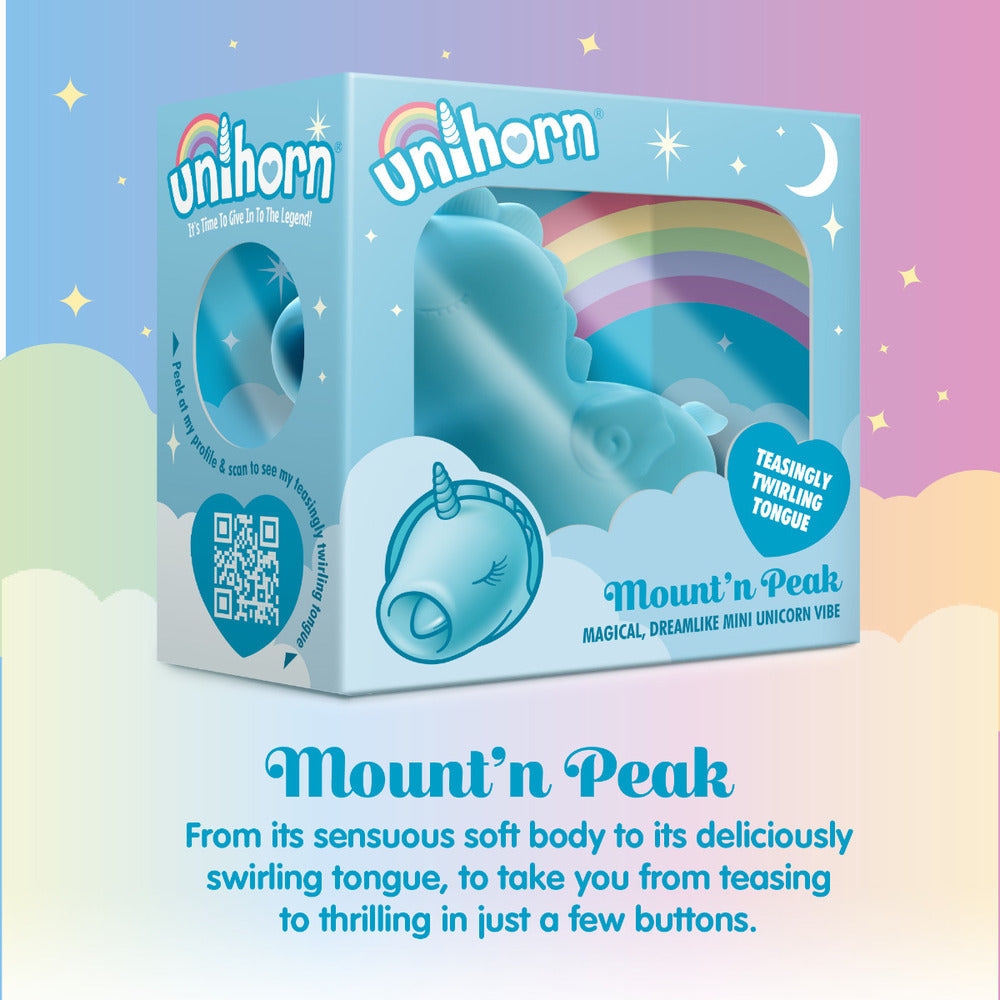 Unihorn Pink Twirling Tongue Unicorn Vibe with Dual Motor