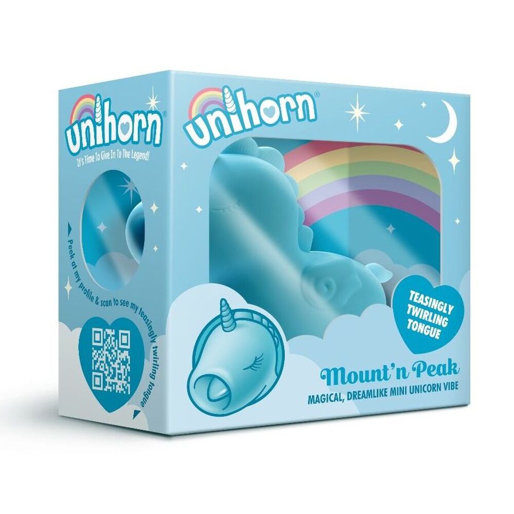 Unihorn Pink Twirling Tongue Unicorn Vibe with Dual Motor