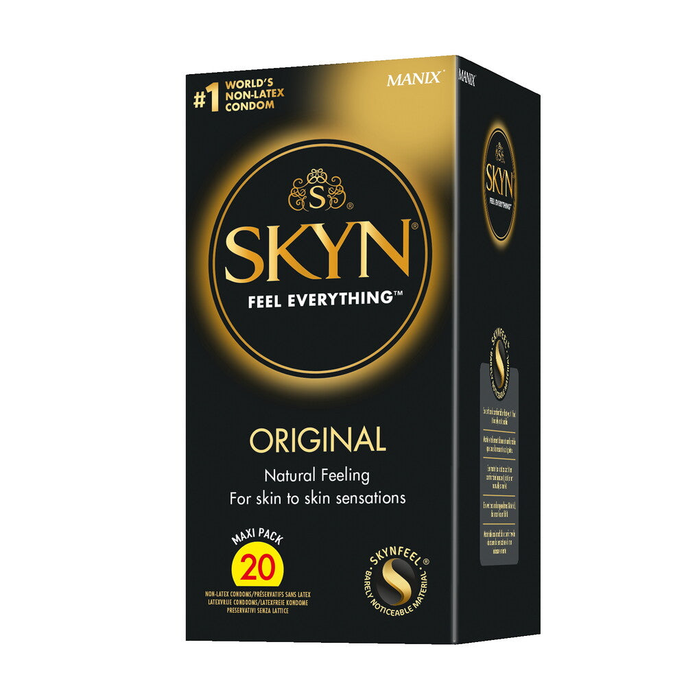 SKYN Transparent Ultra-Thin Latex Free Original Condoms 20 Pack