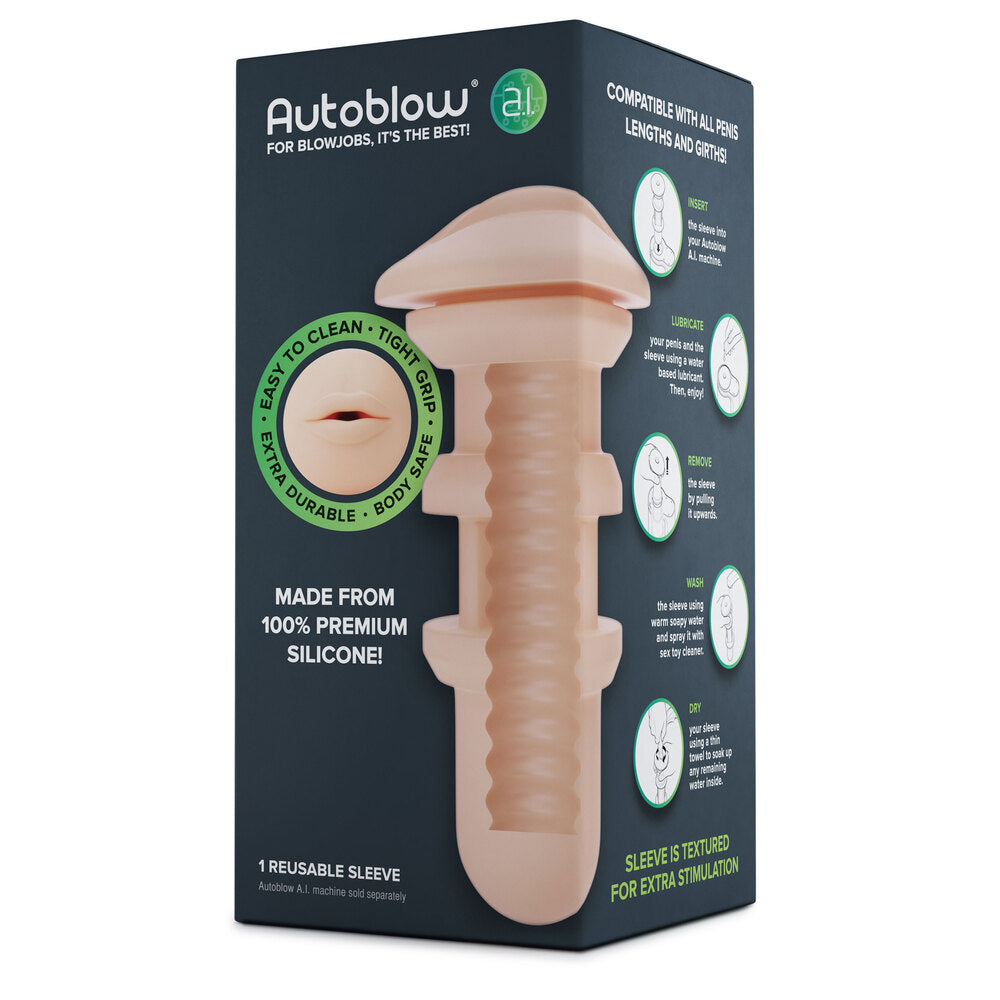 Autoblow A.I. Reusable Mouth Sleeve Packaging