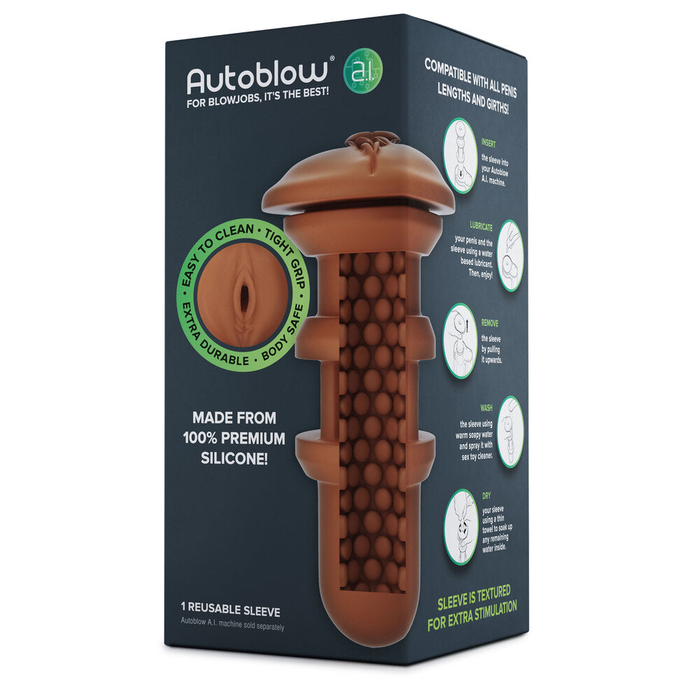 Autoblow A.I. Reusable Vagina Sleeve Packaging