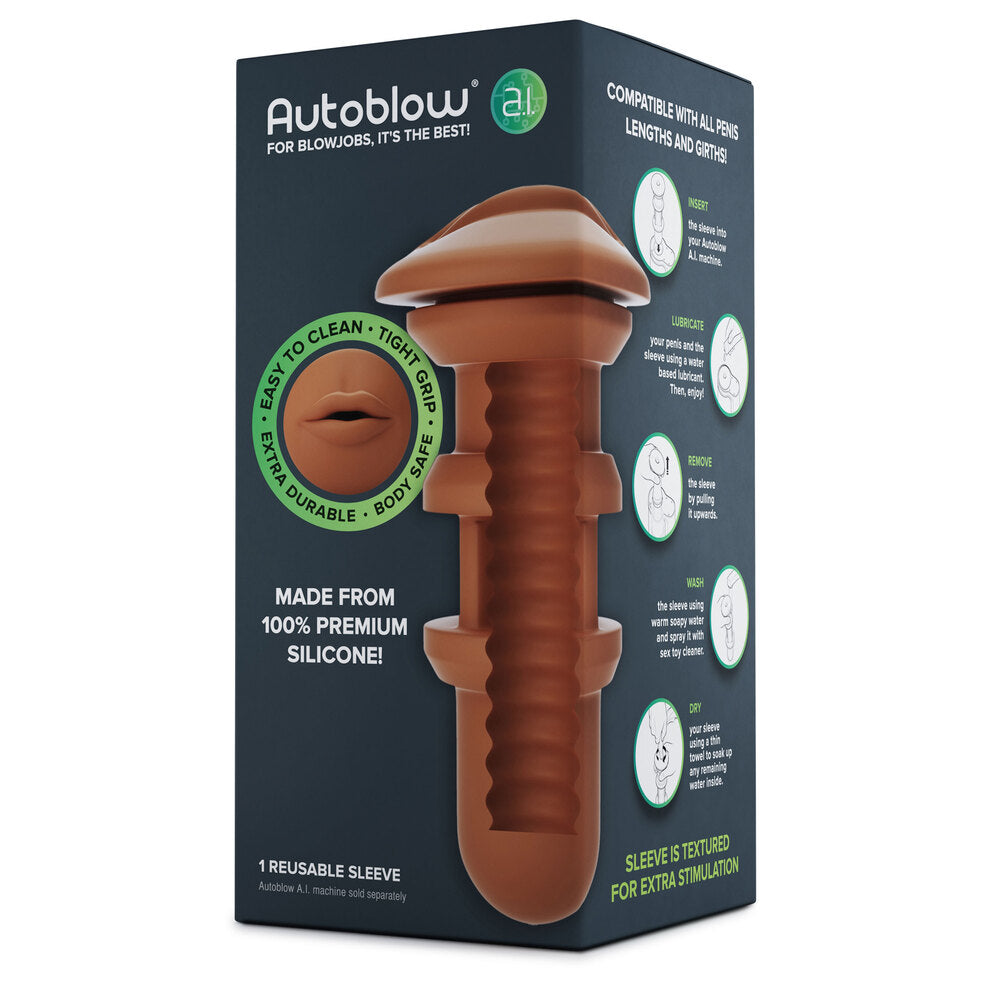 Autoblow A.I. Reusable Mouth Sleeve Packaging
