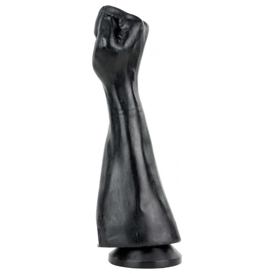 FIST IMPACT Black Realistic Forearm and Fist Dildo