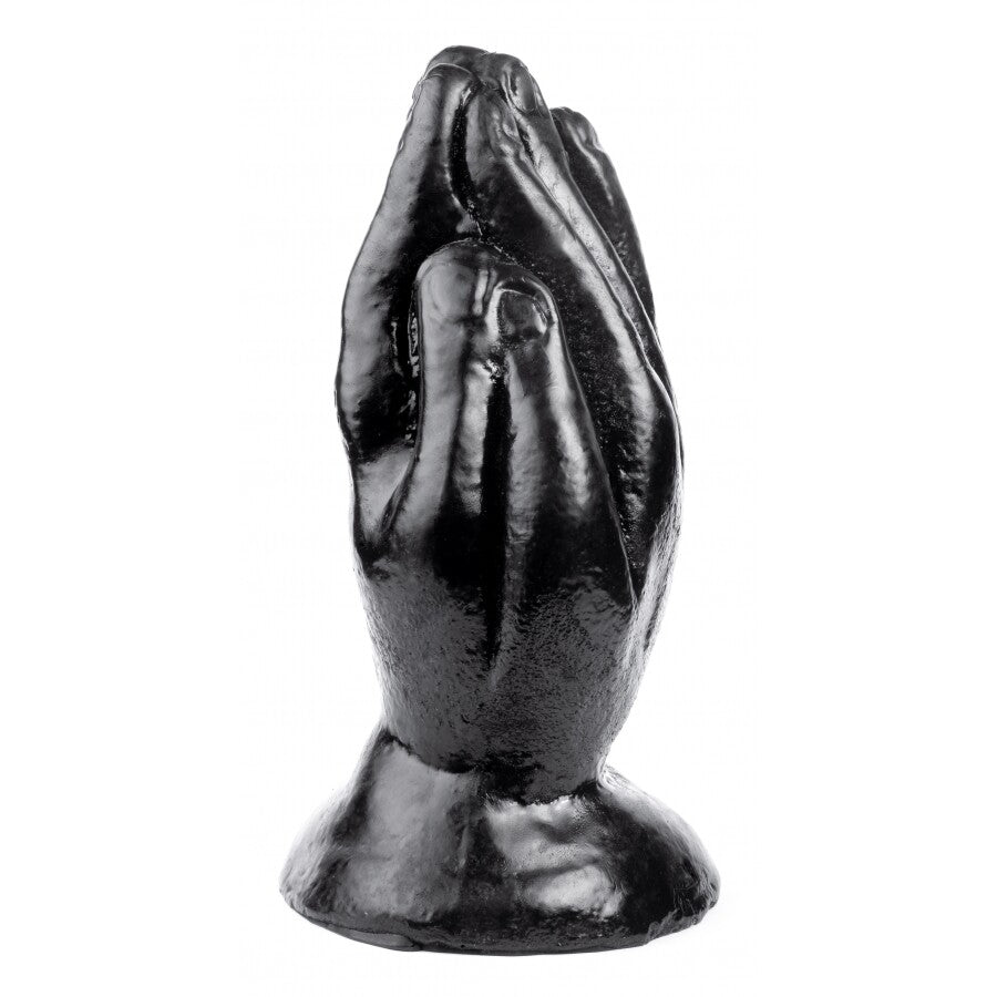 Rock Hand Dildo Vibrant Vinyl 9 Inch Unique Design