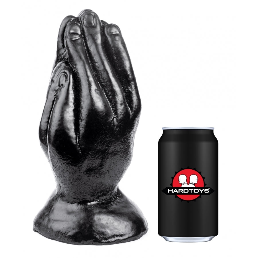 Rock Hand Dildo Vibrant Vinyl 9 Inch Unique Design