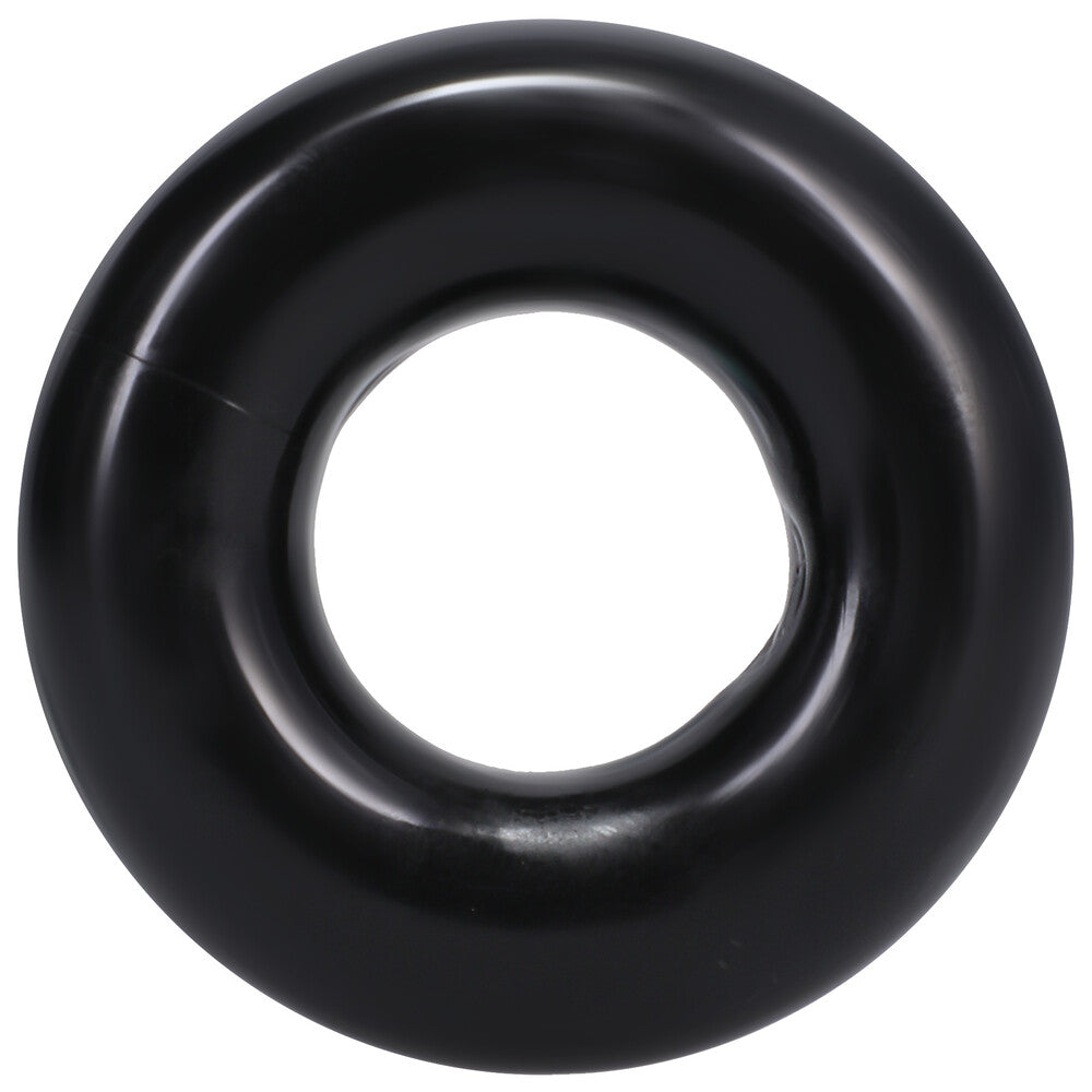 Rock Solid Black Donut 3X Cock Ring