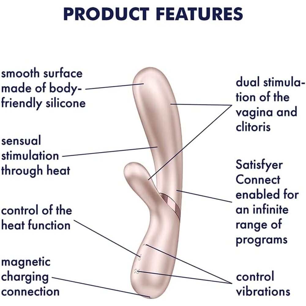 Satisfyer Pink Warming Vibrator with App Control