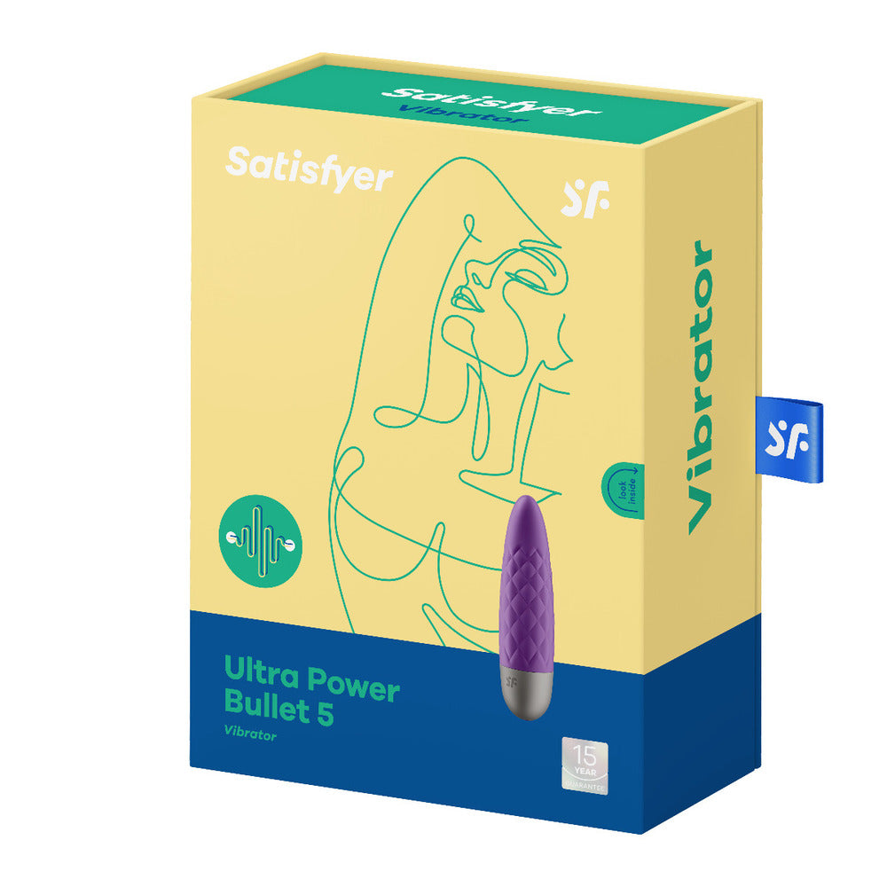 Satisfyer Violet Ultra Power Bullet 5 Waterproof Vibrator
