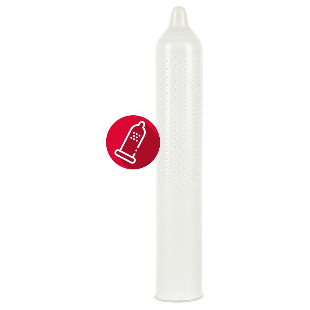 Secura Clear Ribbed Condoms 12 Pack Enhanced Pleasure