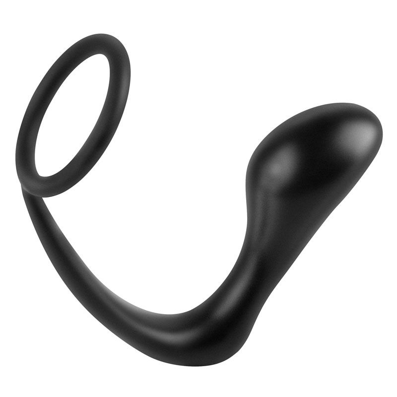 Pipedream Black Silicone Anal Fantasy Ass Gasm Cockring Plug