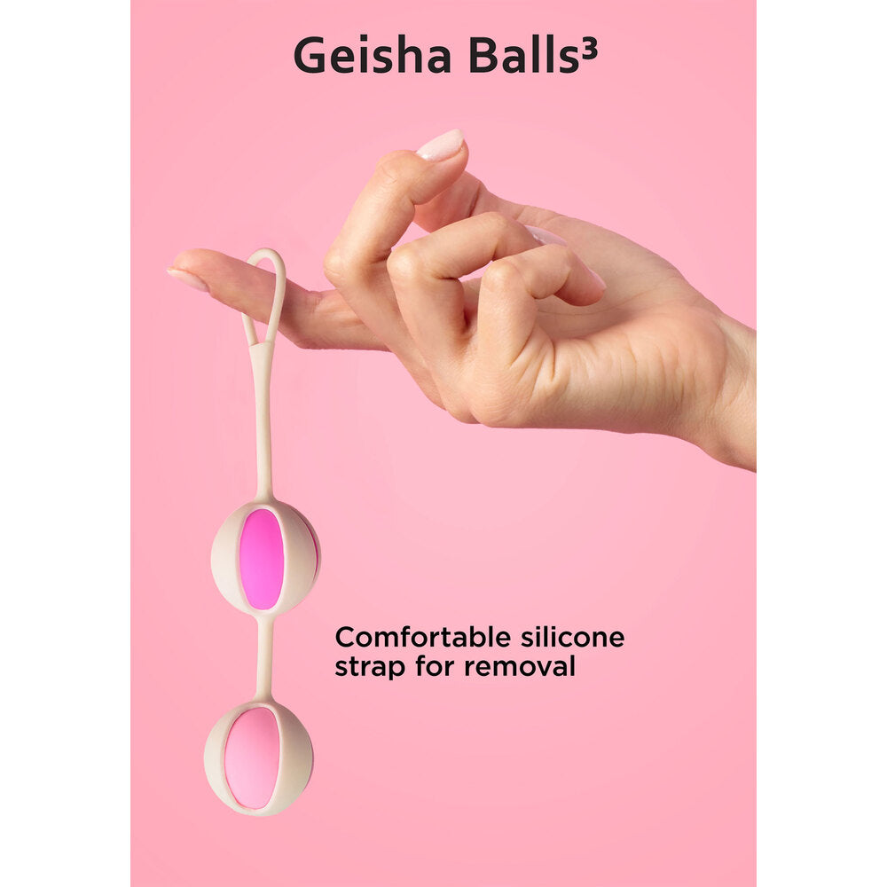 G Vibe Pink Geisha Balls3 with Multiple Weight Options