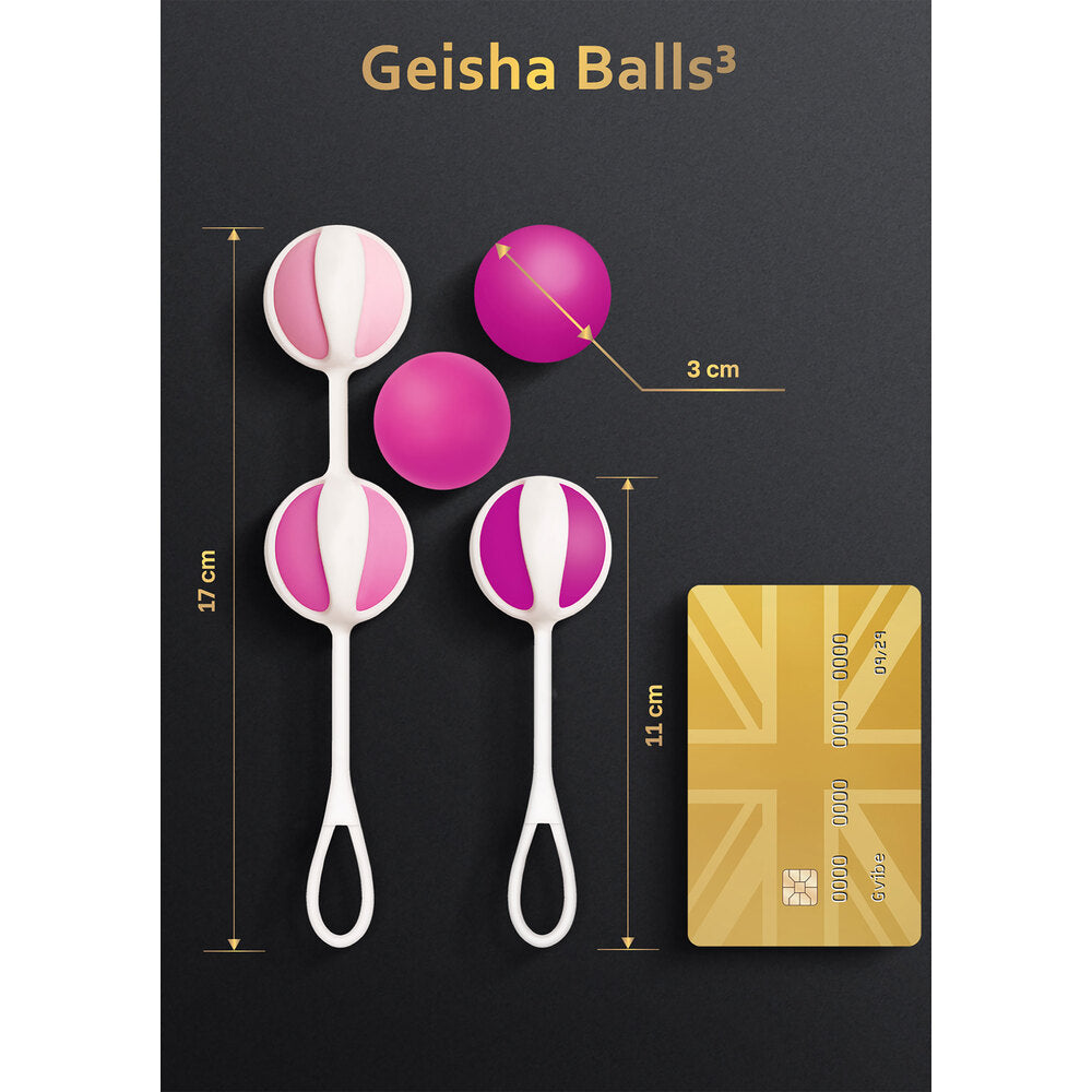 G Vibe Pink Geisha Balls3 with Multiple Weight Options