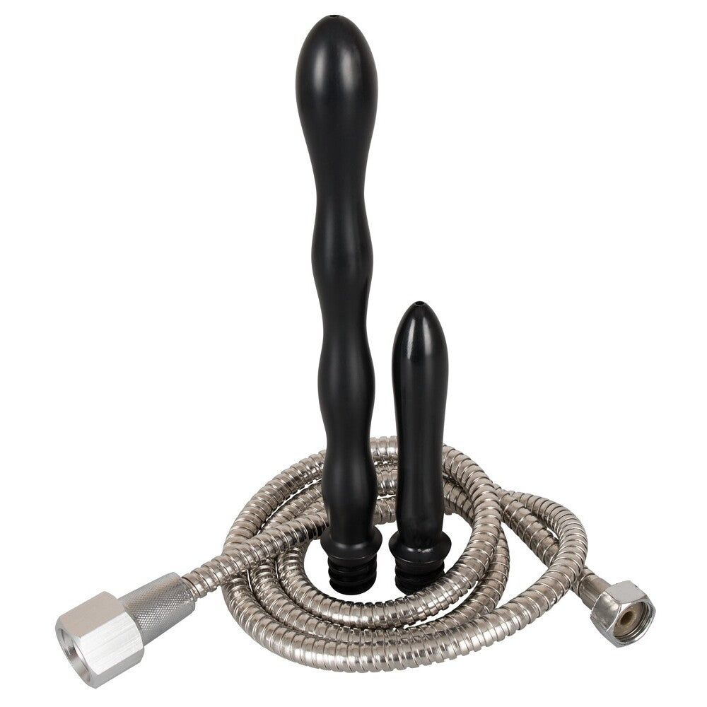 Shower Me White Deluxe Douche with 5ft Hose and Attachments