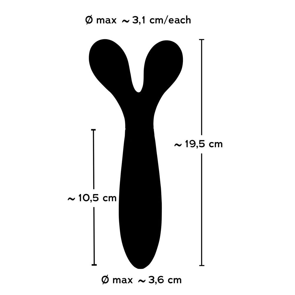 PleasureTech Pink Triple Motor Flexible Vibrator