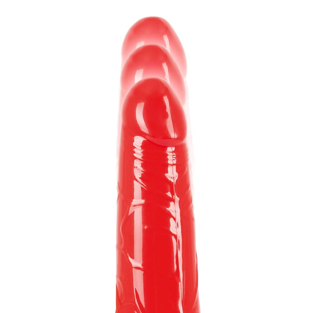 PleasureTech Red Automatic Thrusting Vibrator