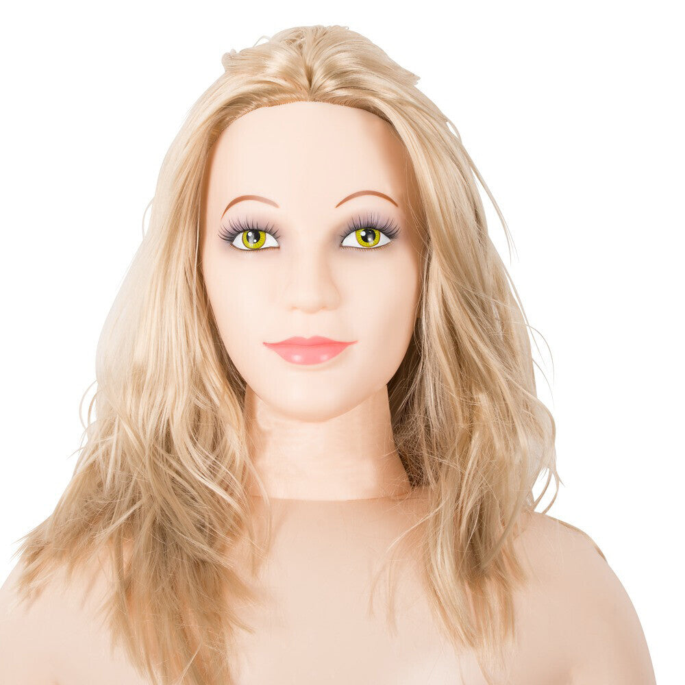 Shy Camilla Blonde Personal Trainer Love Doll with Vibration