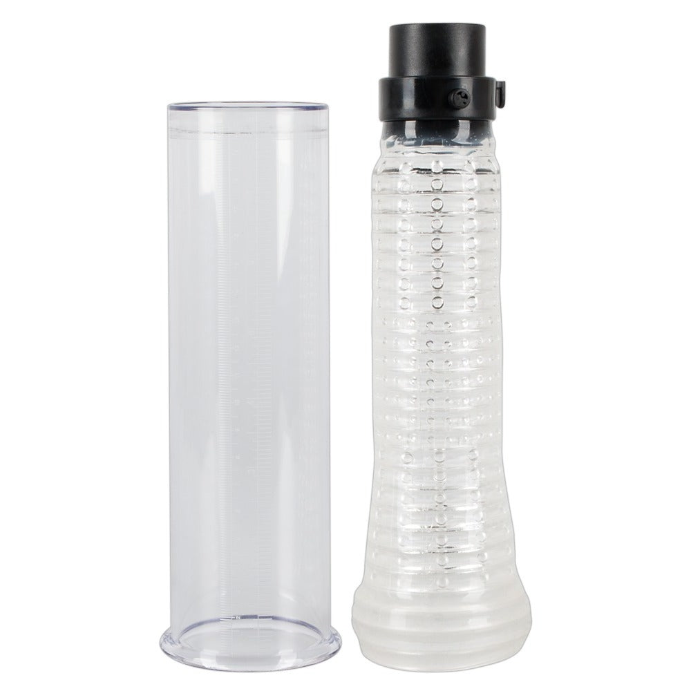 Ultimate Pleasure Silicone Vibrating Multi Pump Masturbator