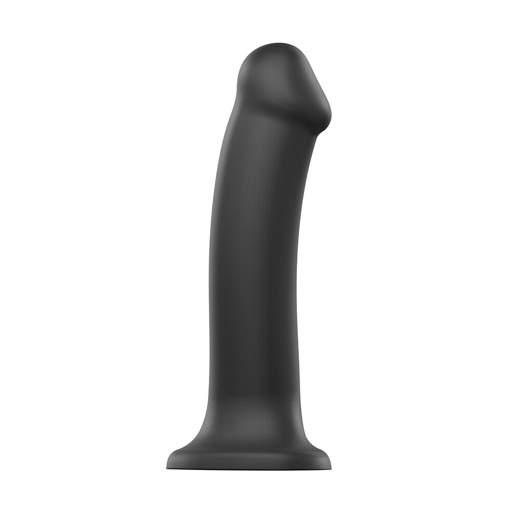 Strap On Me Black Silicone Dual Density Medium Dildo