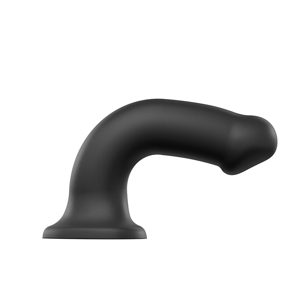 Strap On Me Black Silicone Dual Density Medium Dildo