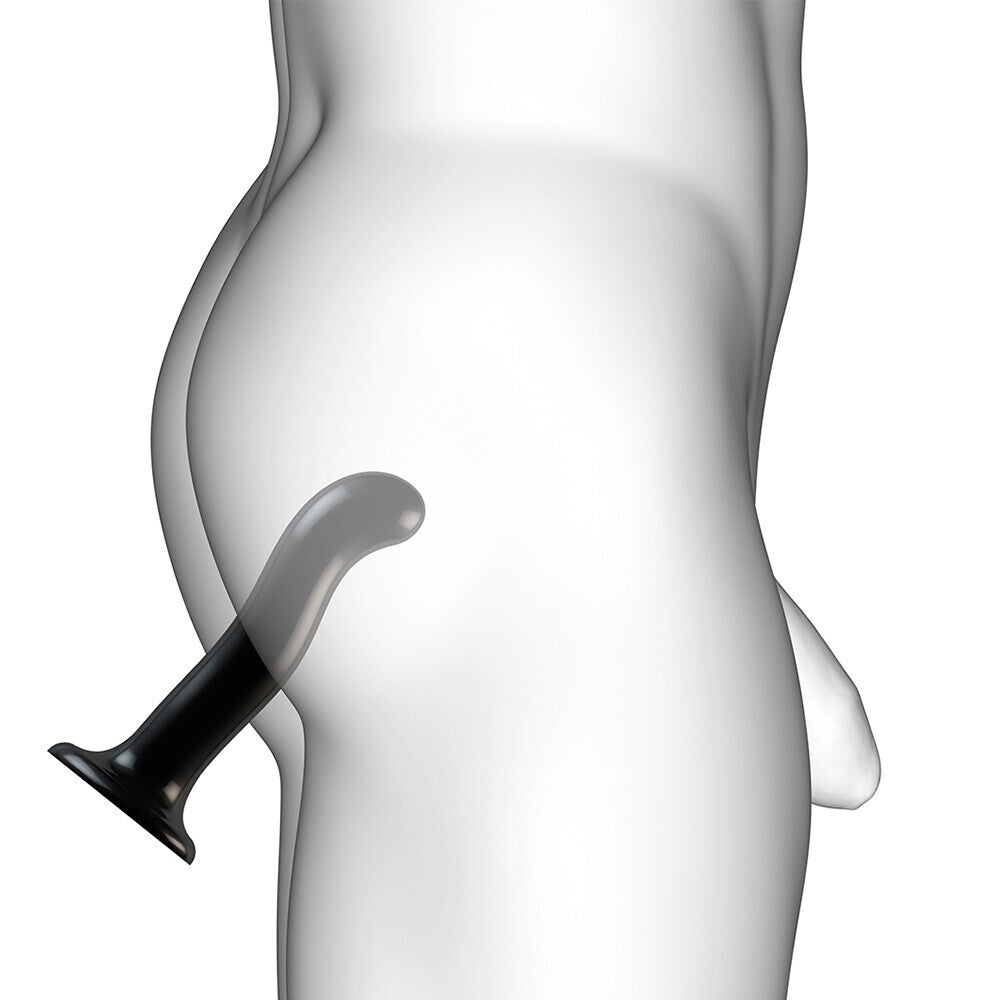 Strap On Me Black Curved Prostate and G Spot Dildo