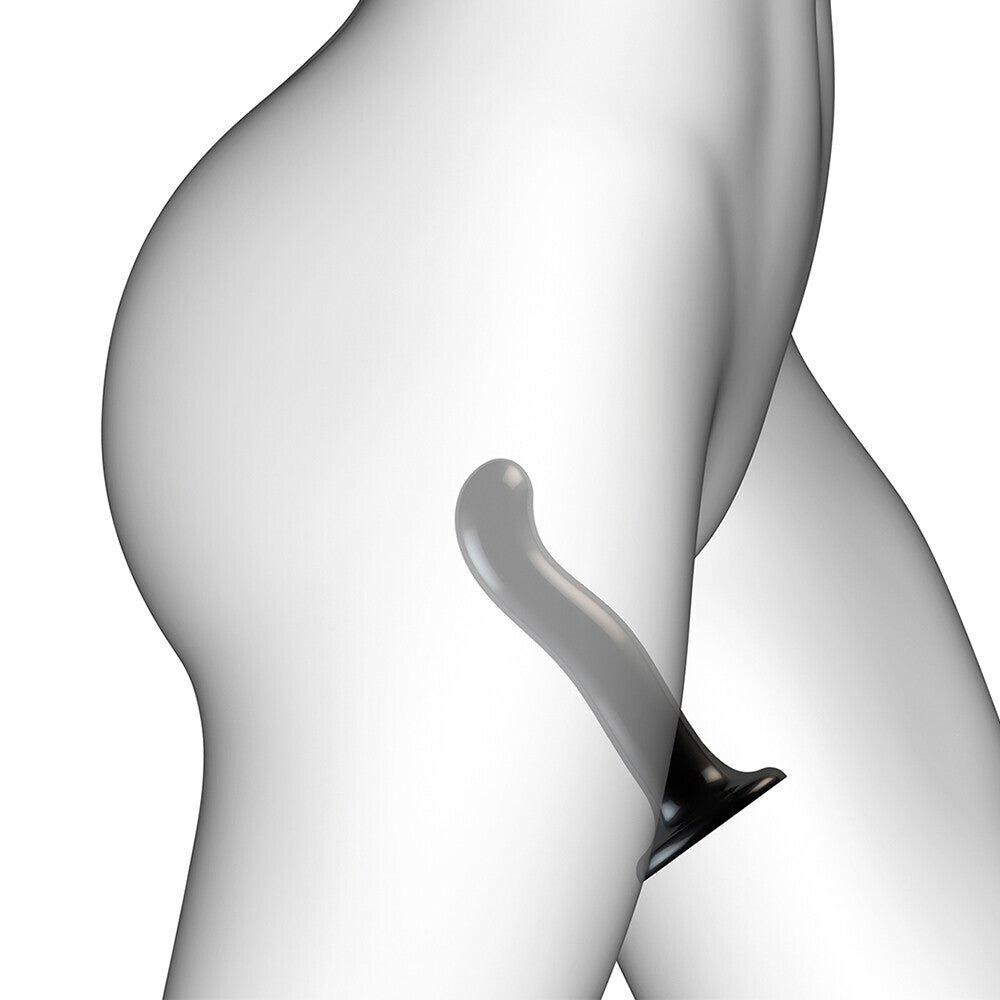Strap On Me XL Black Curved Dildo with Suction Cup
