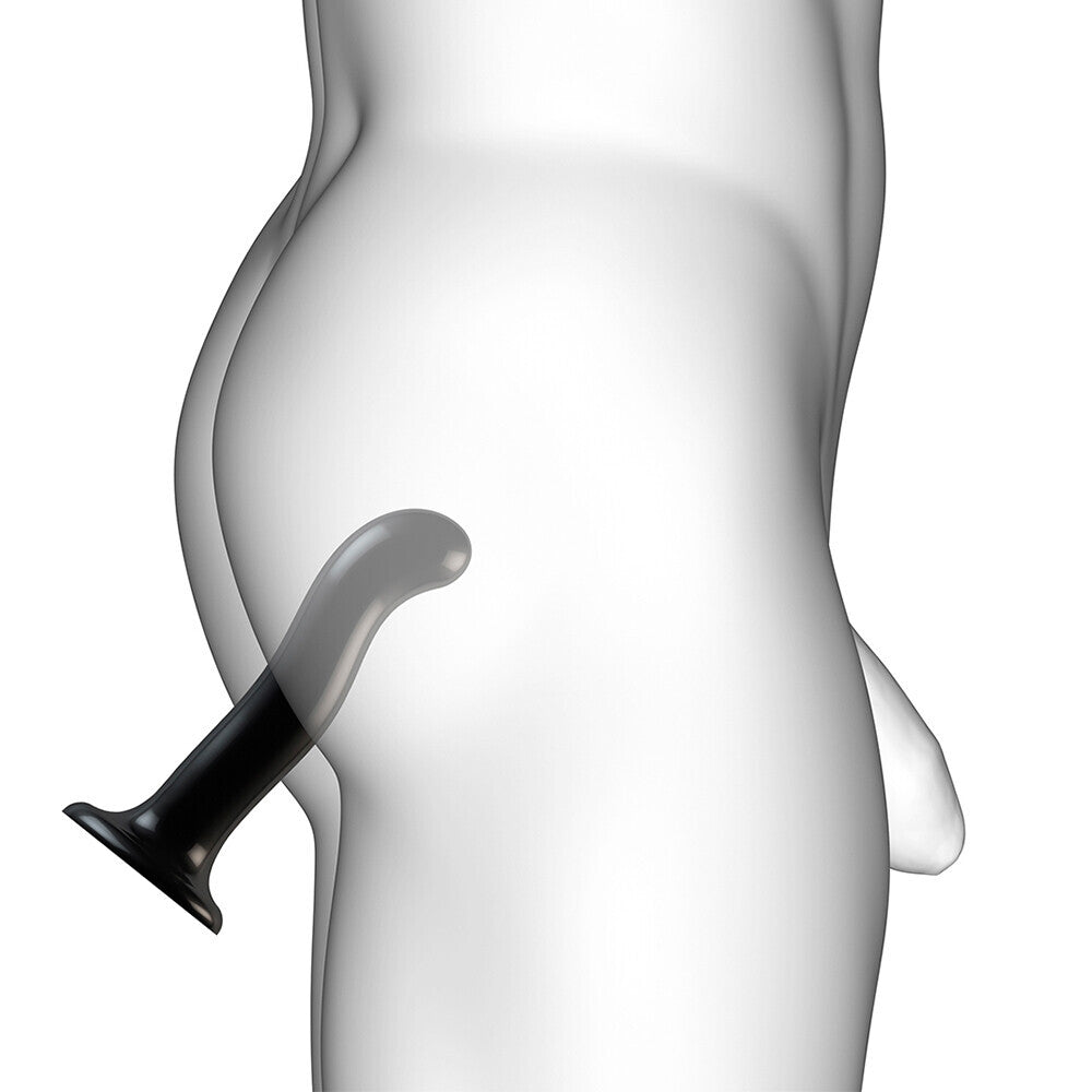 Strap On Me XL Black Curved Dildo with Suction Cup